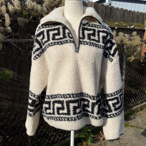 Isabel Marant Étoile | Garner Fleece Quarter Zip Pullover - Picture 11 of 16